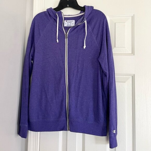 Champion purple activewear hoodie women’s size large - Picture 1 of 2
